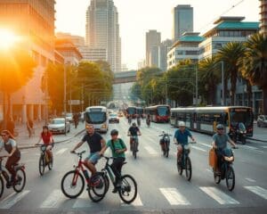 Duurzaam vervoer in en rond de stad