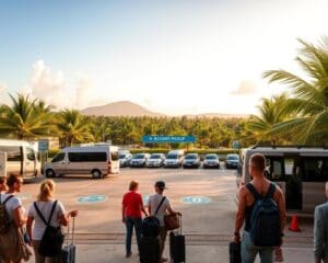 Hoe werkt gratis ophalen bij het vliegveld op Bonaire?