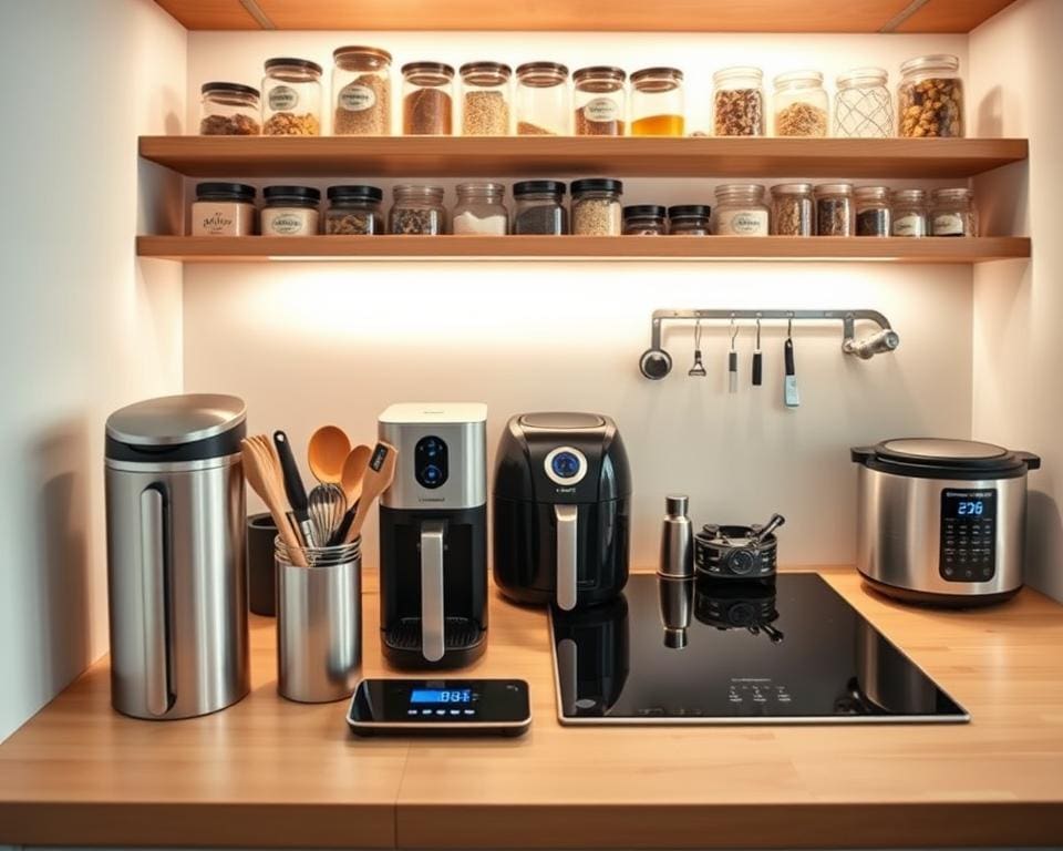 Wat zijn praktische snufjes voor de bijkeuken?