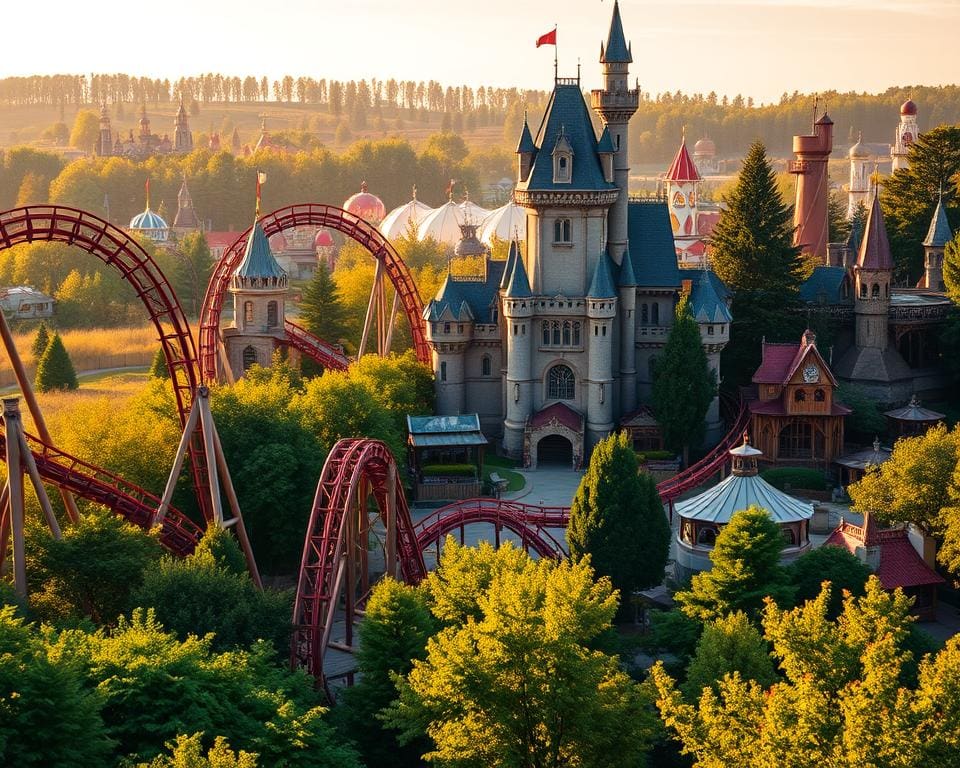 Welke attracties zijn uniek in Toverland?