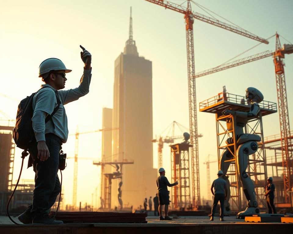 De opkomst van mens-robot samenwerking in de bouw