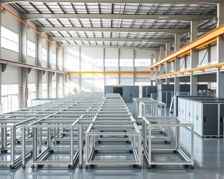 Flexibele bouwsystemen voor tijdelijke productieruimtes