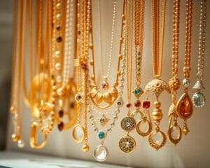 Lagen van sieraden voor een trendy effect
