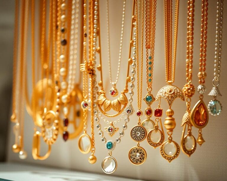 Lagen van sieraden voor een trendy effect