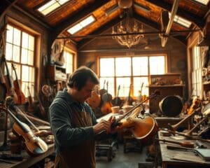 Restauratieatelier voor antieke muziekinstrumenten
