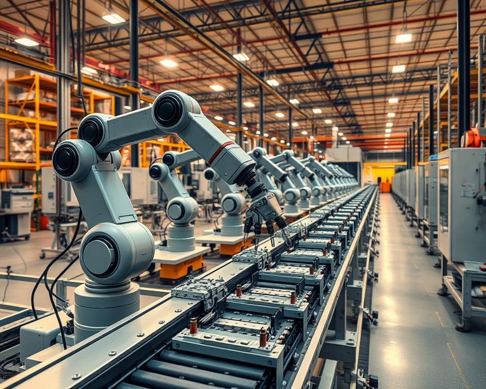 Robotarmen in moderne productieprocessen
