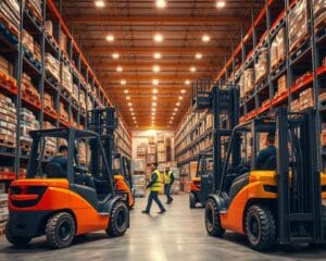 Robuuste heftrucks voor intensieve magazijnactiviteiten