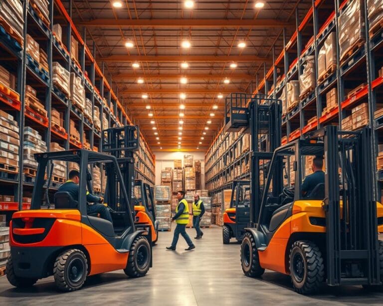 Robuuste heftrucks voor intensieve magazijnactiviteiten