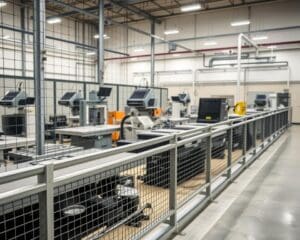 Veiligheidshekken en afschermingen voor machinezones
