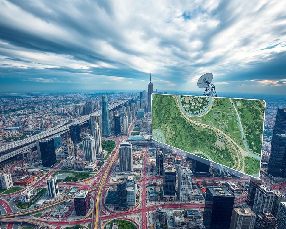satellietgegevens in stedelijke planning en infrastructuur