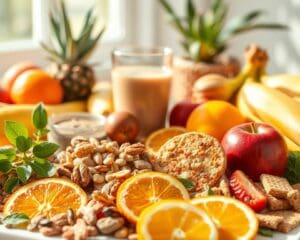 Gezonde snacks die energie geven