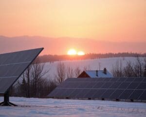 Hoe maak je gebruik van zonnepanelen in de winter?