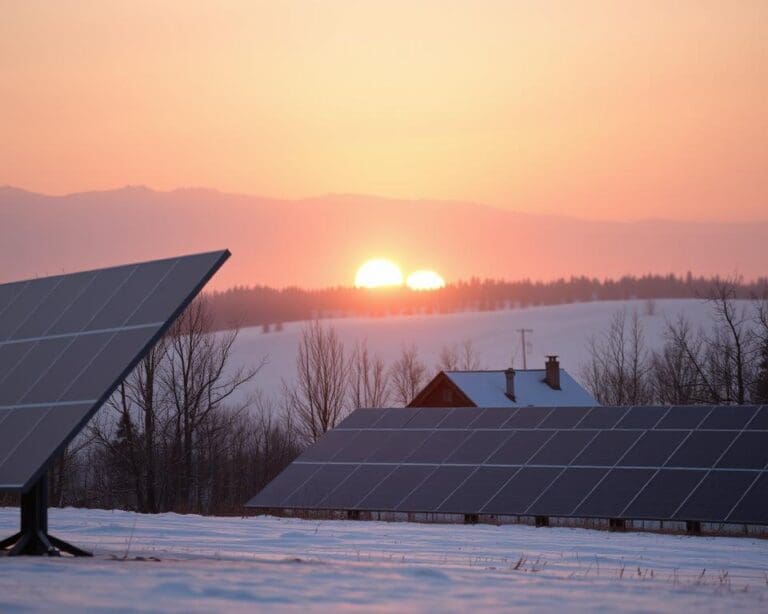 Hoe maak je gebruik van zonnepanelen in de winter?