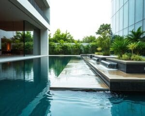 Hoe gebruik je water als bouwkundig element?