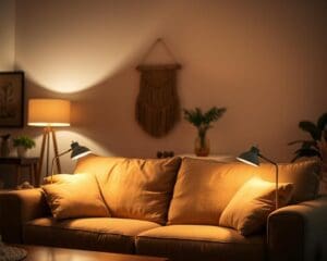 Hoe richt je je woonkamer gezellig in met verlichting?