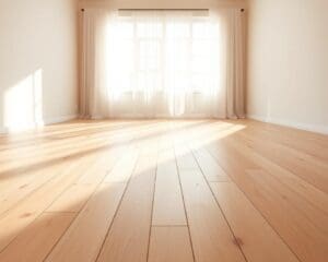 Welke gordijnen passen bij lichte houten vloeren?