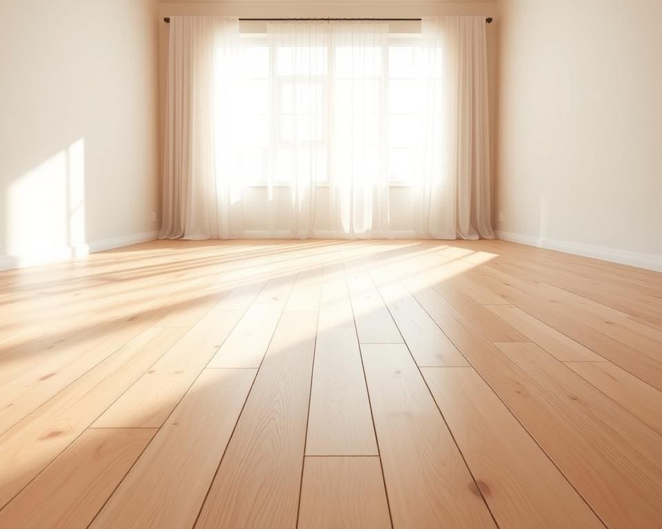 Welke gordijnen passen bij lichte houten vloeren?