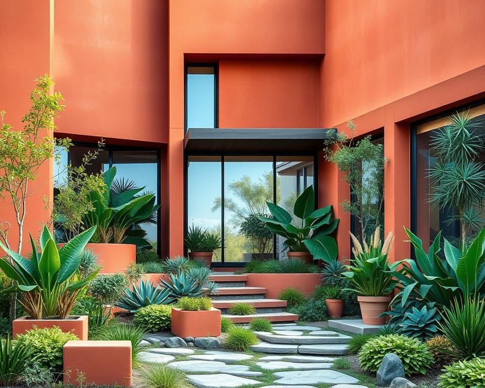 Welke kleuren versterken duurzame architectuur?