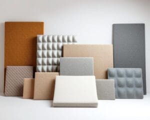 Welke materialen dragen bij aan geluidscomfort?