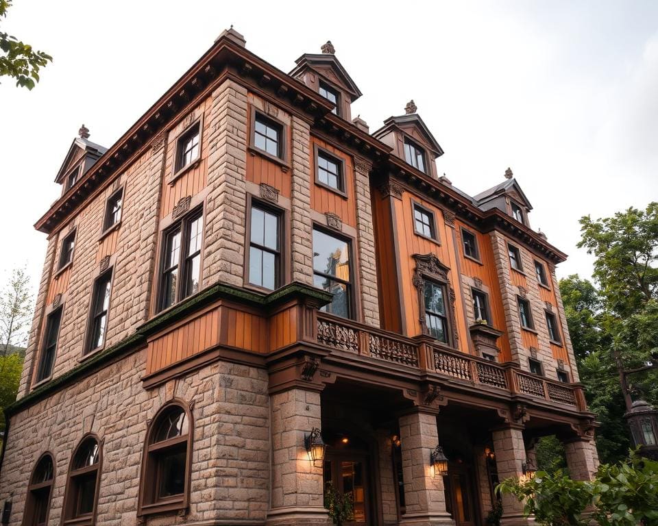 Welke materialen geven gebouwen karakter?