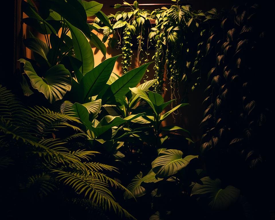 Welke planten zijn geschikt voor donkere hoeken?
