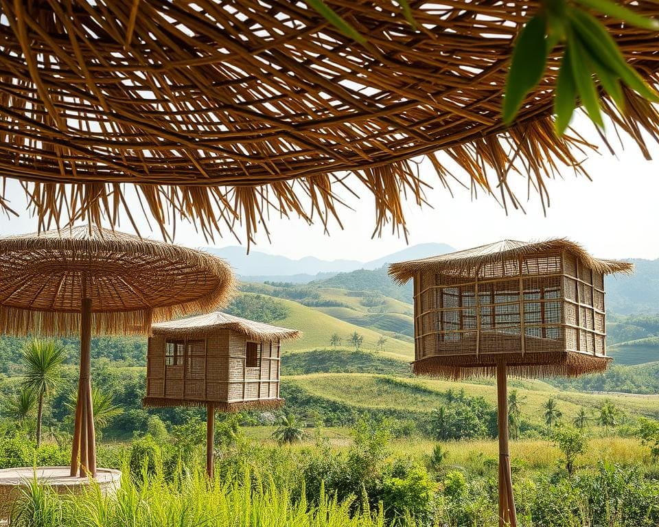 Welke structuren zorgen voor natuurlijke ventilatie?