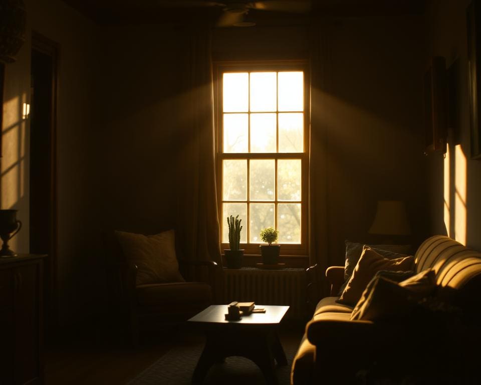 Hoe creëer je meer licht in een donkere kamer?