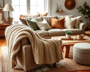 Hoe gebruik je textiel voor warmte en sfeer?