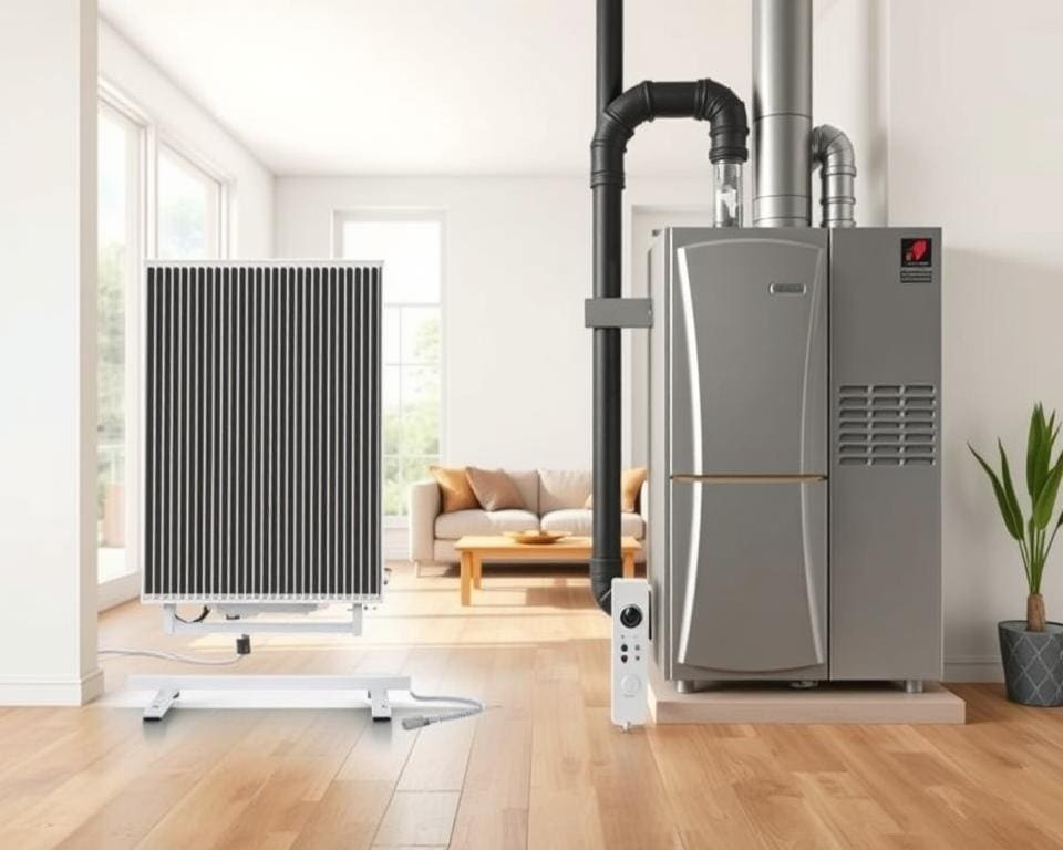 Hoe kies je tussen elektrische en gasverwarming?