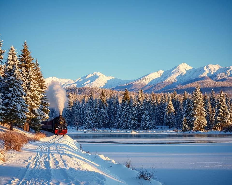 Hoe plan je een winters avontuur met de trein?