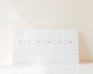 Hoe vind je meer structuur in je weekplanning?