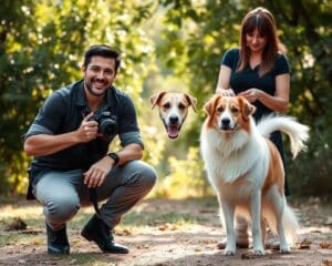 Hoe wordt iemand hondenfotograaf of dierenstylist?