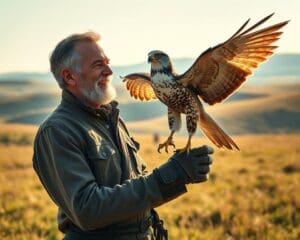 Hoe ziet het leven van een valkenier er vandaag uit?
