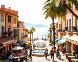 Wat is er te zien in het centrum van Sainte-Maxime?