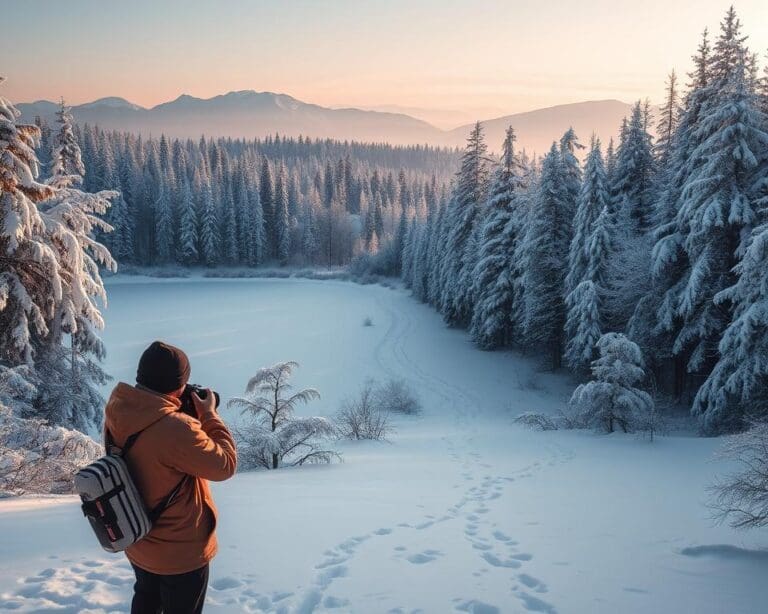 Wat zijn de leukste plekken voor winterfotografie?