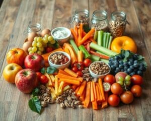 Wat zijn gezonde snacks voor op het werk?