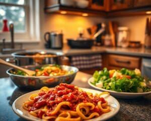 Wat zijn makkelijke maaltijden voor drukke avonden?