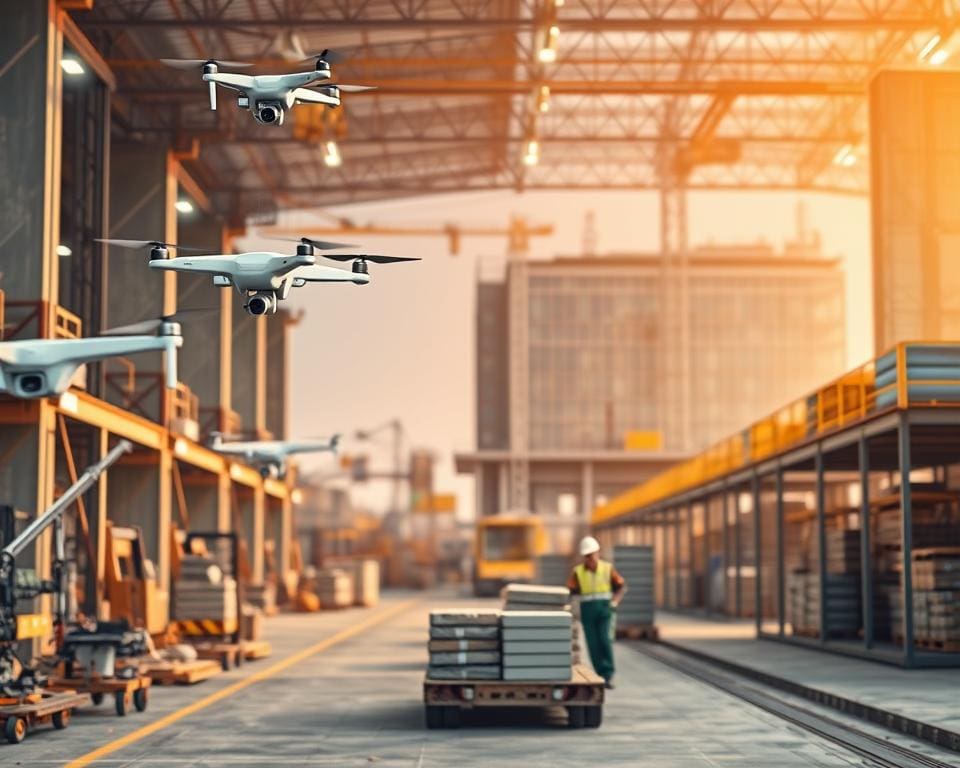 Wat zijn slimme oplossingen voor bouwlogistiek?