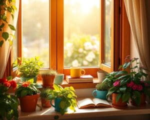 Hoe style je een vensterbank gezellig?