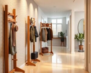 Waarom voelt een grote kapstok handig in de hal?