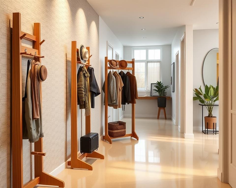 Waarom voelt een grote kapstok handig in de hal?