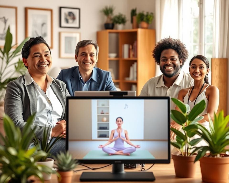 Wat is een ontspannende online activiteit voor teams?