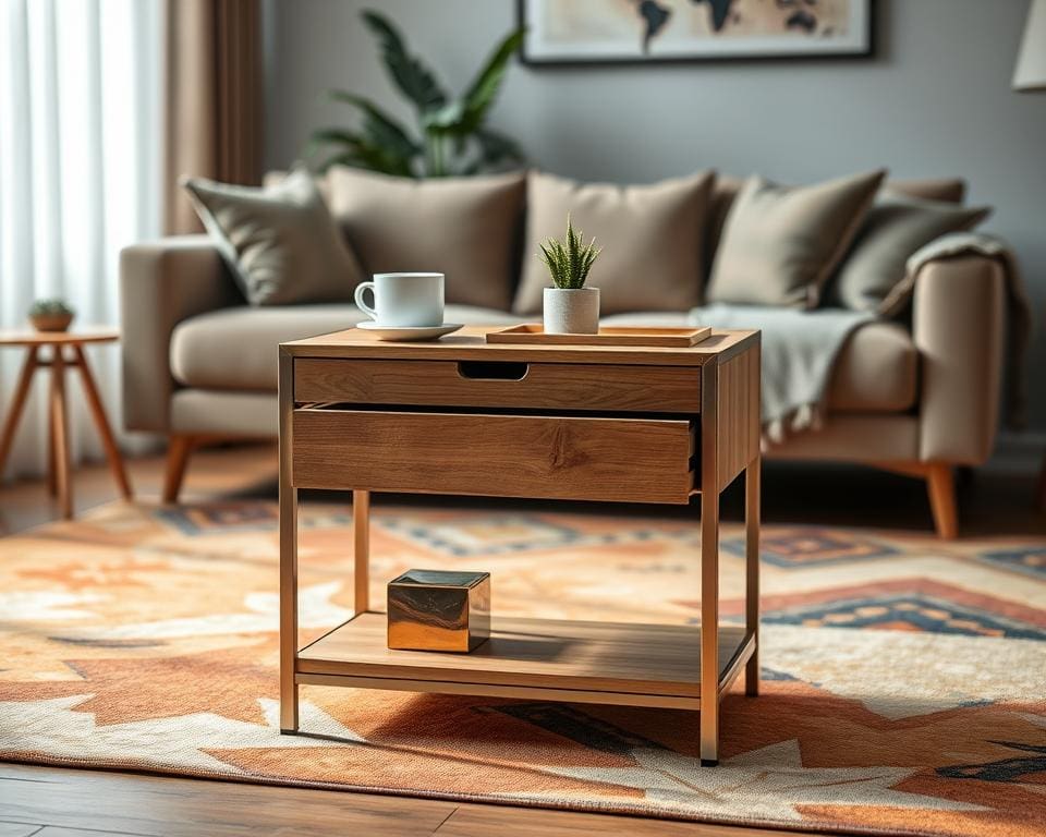 Wat maakt een bijzettafel multifunctioneel?