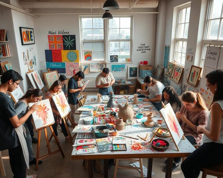 Hoe stimuleert creatief werk zelfexpressie?