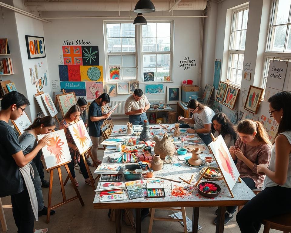 Hoe stimuleert creatief werk zelfexpressie?