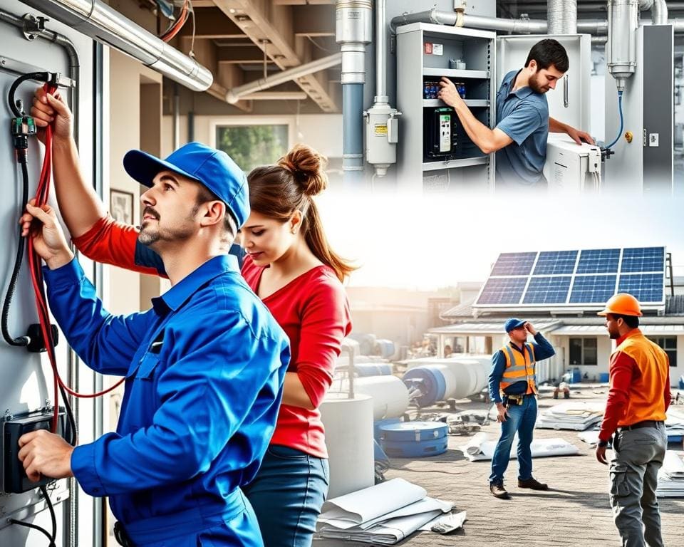 Welke beroepen vallen onder installatietechniek?