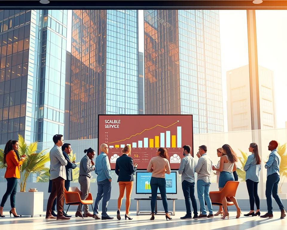 Welke diensten zijn schaalbaar voor groei?