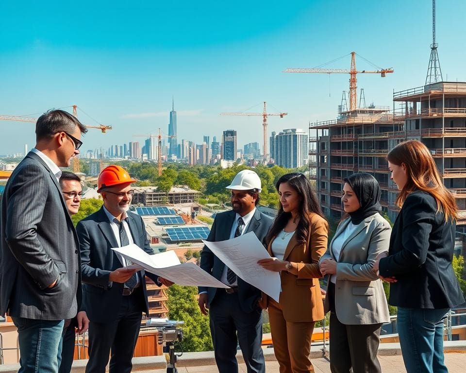 Banen in duurzame bouwprojecten