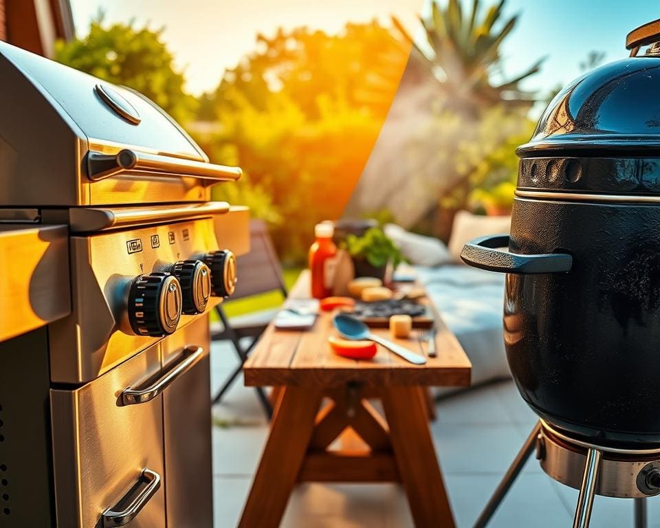 Hoe kies je een gasbarbecue of houtskoolbarbecue?