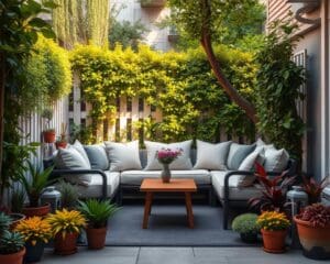 Hoe kies je een loungeset voor een kleine tuin?